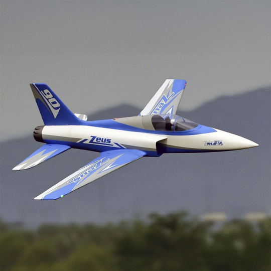 Elektroflugzeug ZEUS blau...