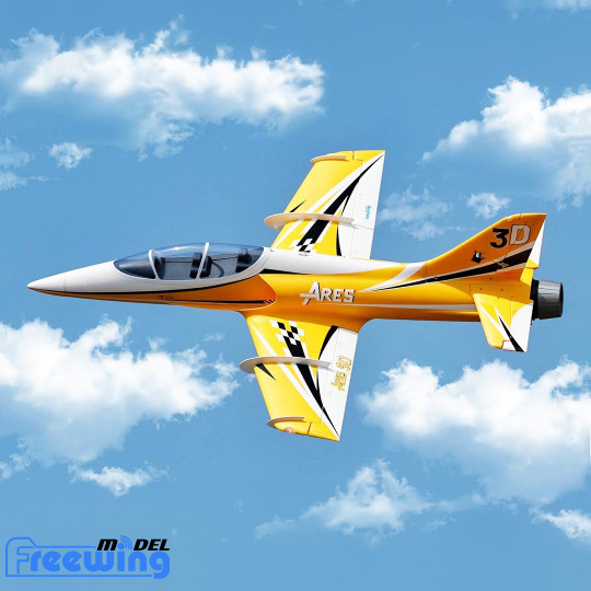 Flugzeug Jet RC ARES gelb...