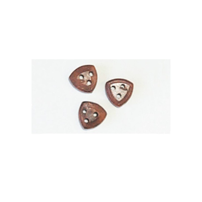 Bootsunterkünfte für dreieckige Schafe in Walnuss, Durchmesser. 7mm | Scientific-MHD