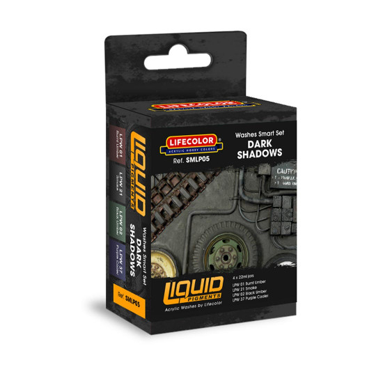 Acrylfarbe Pinselset Dunkle...