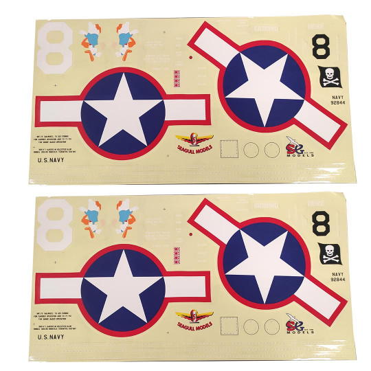 Flugzeugteil Aufkleberbogen...