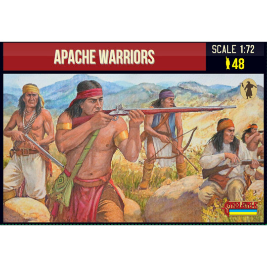 Figurine Apache Krieger 1:72