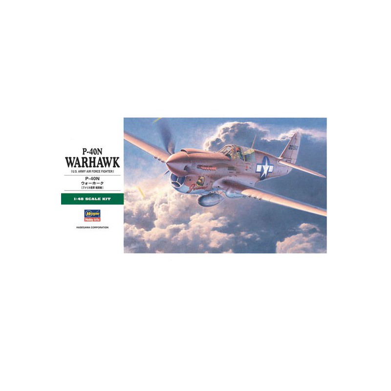 P-40n Plastikflugzeug Modell Warhawk 1/48 | Scientific-MHD