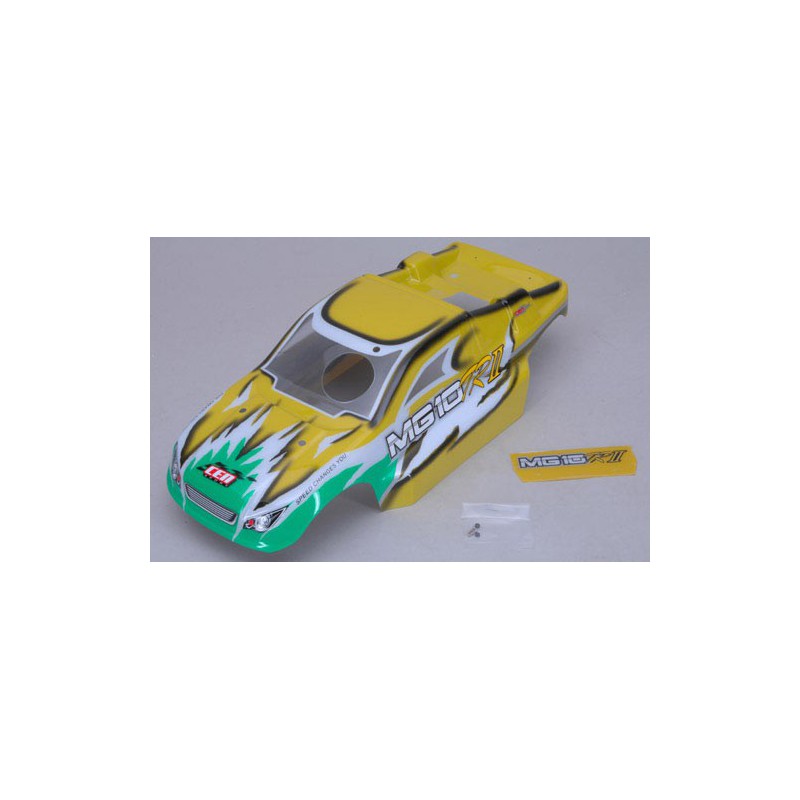Radio -kontrolliertes Autozubehör MG10 Truggy Yellow Bodywork | Scientific-MHD