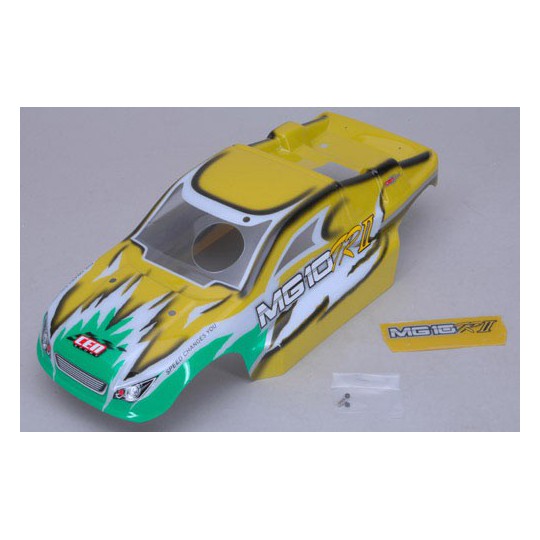Radio -kontrolliertes Autozubehör MG10 Truggy Yellow Bodywork | Scientific-MHD