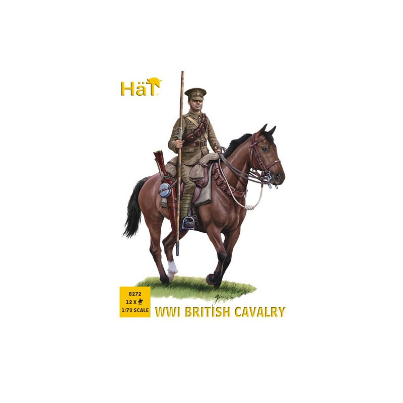 Britische Kavallerie -Figur im Ersten Weltkrieg 1/72 | Scientific-MHD