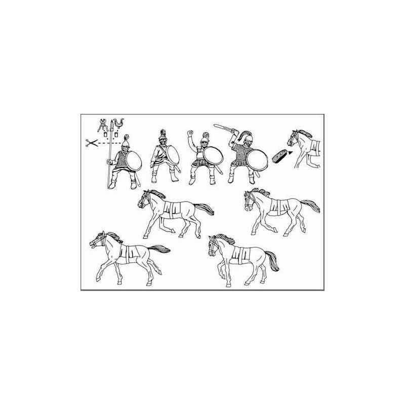 Karthaginische Kavallerie -Figur 1/32 | Scientific-MHD