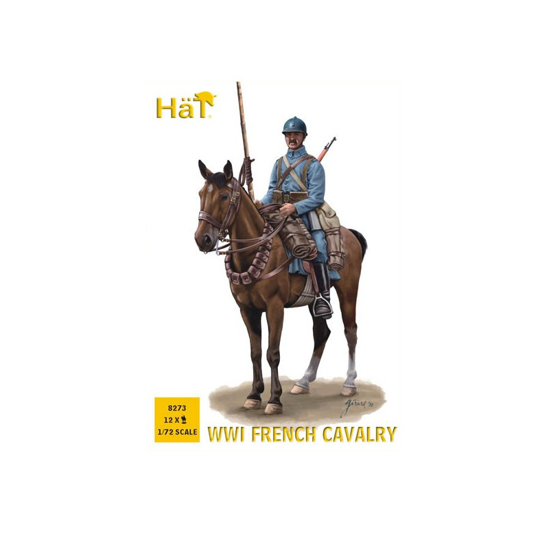 Französische Kavallerie -Figur im Ersten Weltkrieg 1/72 | Scientific-MHD