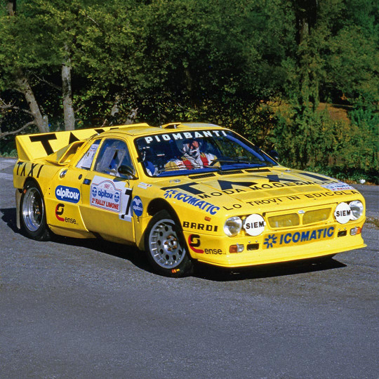 Modell des Lancia 037...