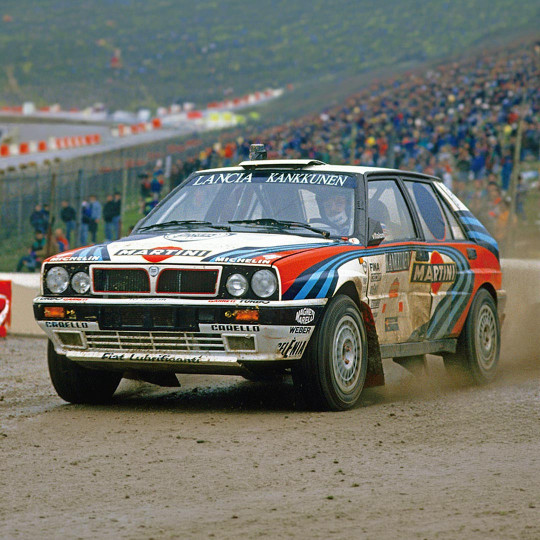 Modell des Lancia Delta HF...