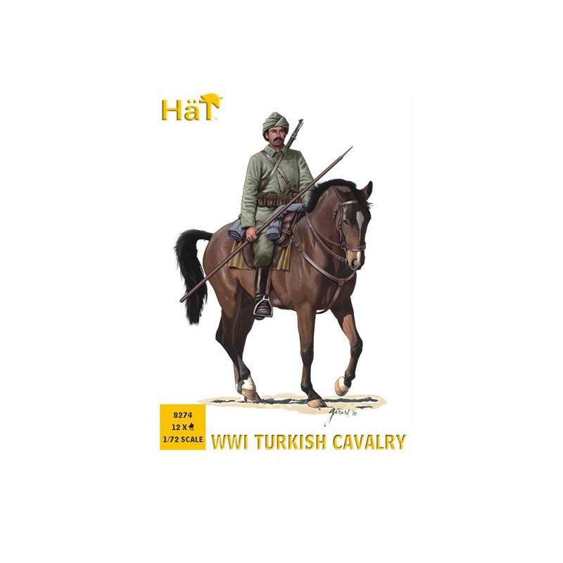 Türkische Kavallerie -Figur im Ersten Weltkrieg 1/72 | Scientific-MHD