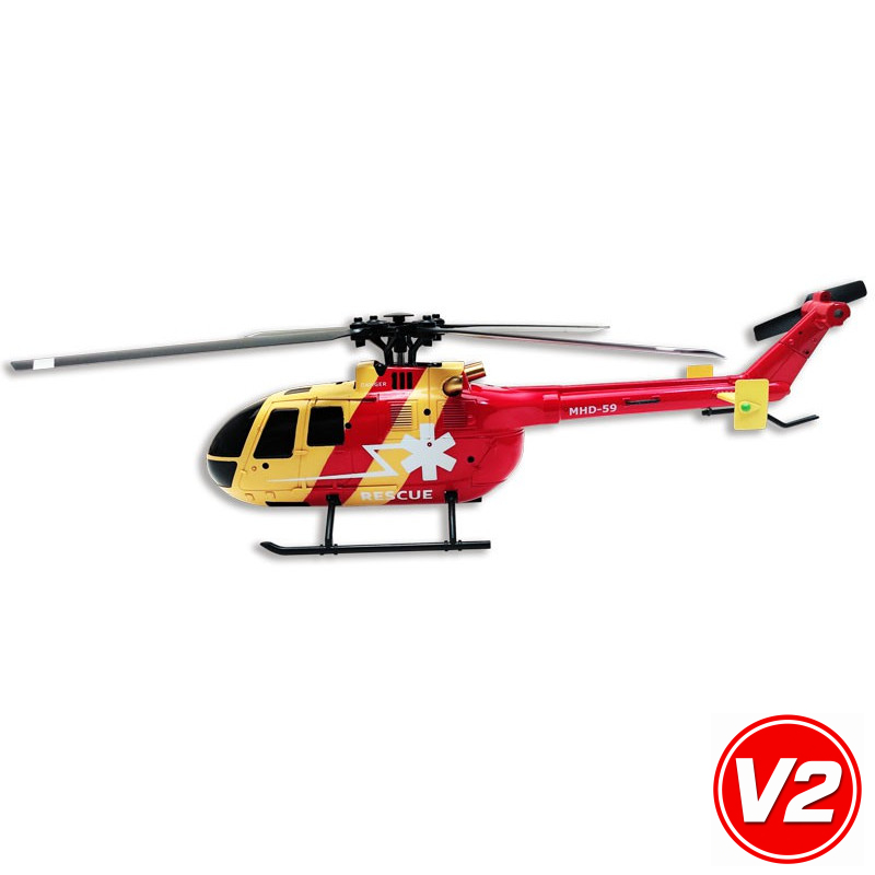 Radio -kontrollierter elektrischer Hubschrauber C 400 Rescuequadripale | Scientific-MHD