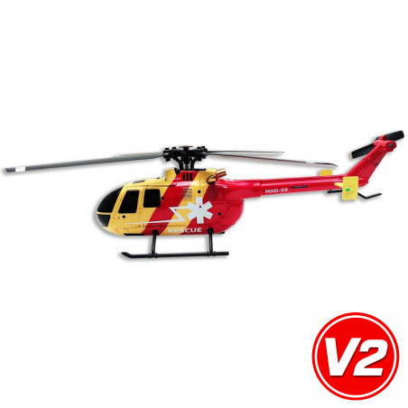 Radio -kontrollierter elektrischer Hubschrauber C 400 Rescuequadripale | Scientific-MHD