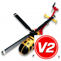 Radio -kontrollierter elektrischer Hubschrauber C 400 Rescuequadripale | Scientific-MHD