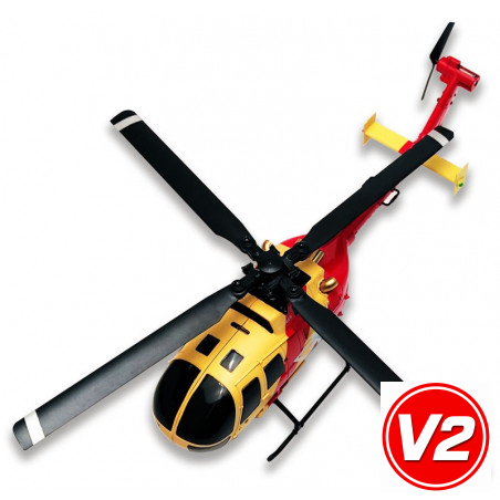 Radio -kontrollierter elektrischer Hubschrauber C 400 Rescuequadripale | Scientific-MHD