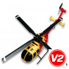 Radio -kontrollierter elektrischer Hubschrauber C 400 Rescuequadripale | Scientific-MHD