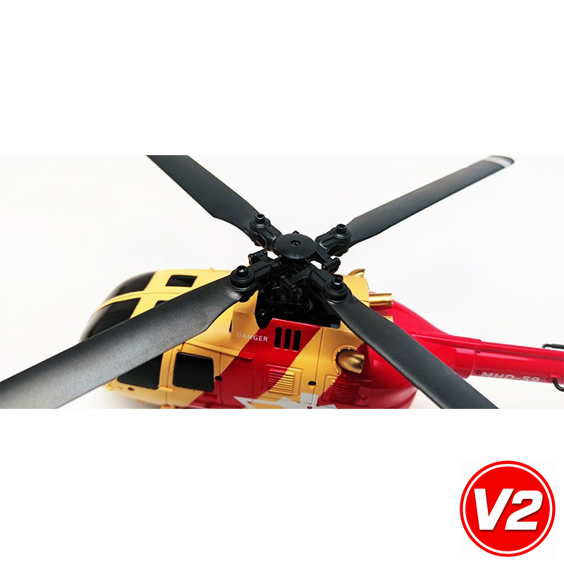 Radio -kontrollierter elektrischer Hubschrauber C 400 Rescuequadripale | Scientific-MHD