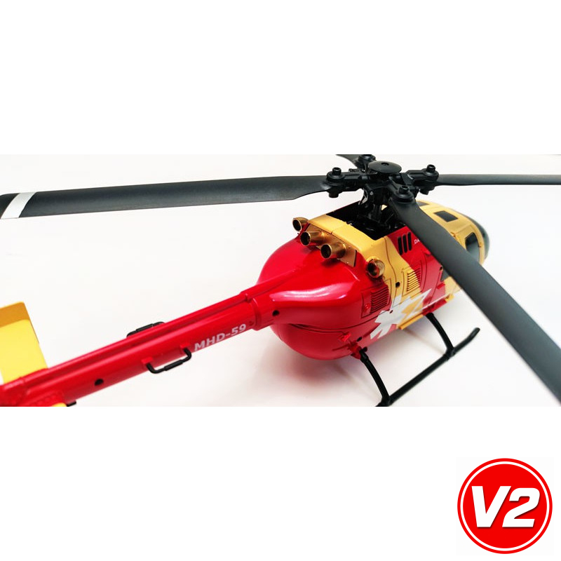 Radio -kontrollierter elektrischer Hubschrauber C 400 Rescuequadripale | Scientific-MHD