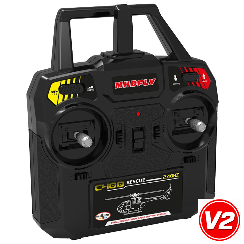 Radio -kontrollierter elektrischer Hubschrauber C 400 Rescuequadripale | Scientific-MHD