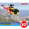 Radio -kontrollierter elektrischer Hubschrauber C 400 Rescuequadripale | Scientific-MHD