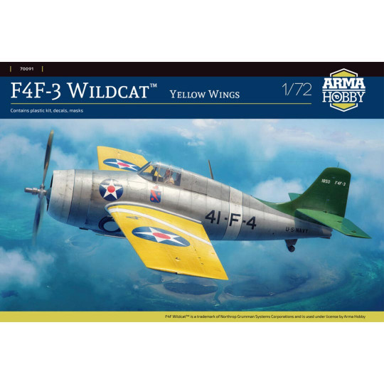 Modell F4F-3 Wildcat Yellow...