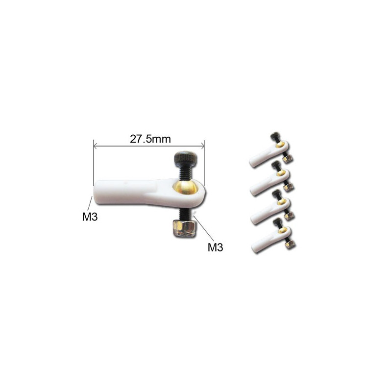 Eingebettete Zubehörkugeln Eine Kugel M3 + M3 Schraube (5 PCs) | Scientific-MHD