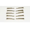 Eingebetteter Zubehör Nickel -plattierte Stahlschrauben M2 (10 Stcs) | Scientific-MHD Eingebetteter Zubehör Nickel -plattierte Stahlschrauben M2 (10 Stcs) | Scientific-MHD