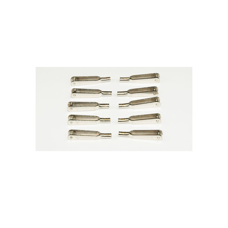 Eingebetteter Zubehör Nickel -plattierte Stahlschrauben M2 (10 Stcs) | Scientific-MHD