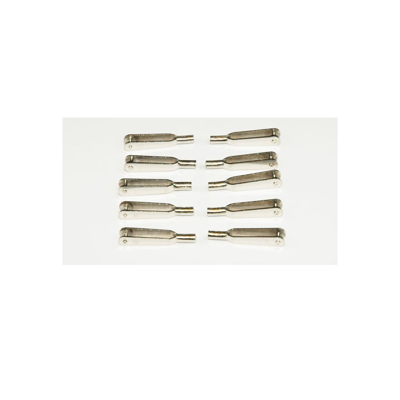 Eingebetteter Zubehör Nickel -plattierte Stahlschrauben M2 (100 PCs) | Scientific-MHD