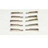 Eingebetteter Zubehör Nickel -plattierte Stahlschrauben M2 (100 PCs) | Scientific-MHD