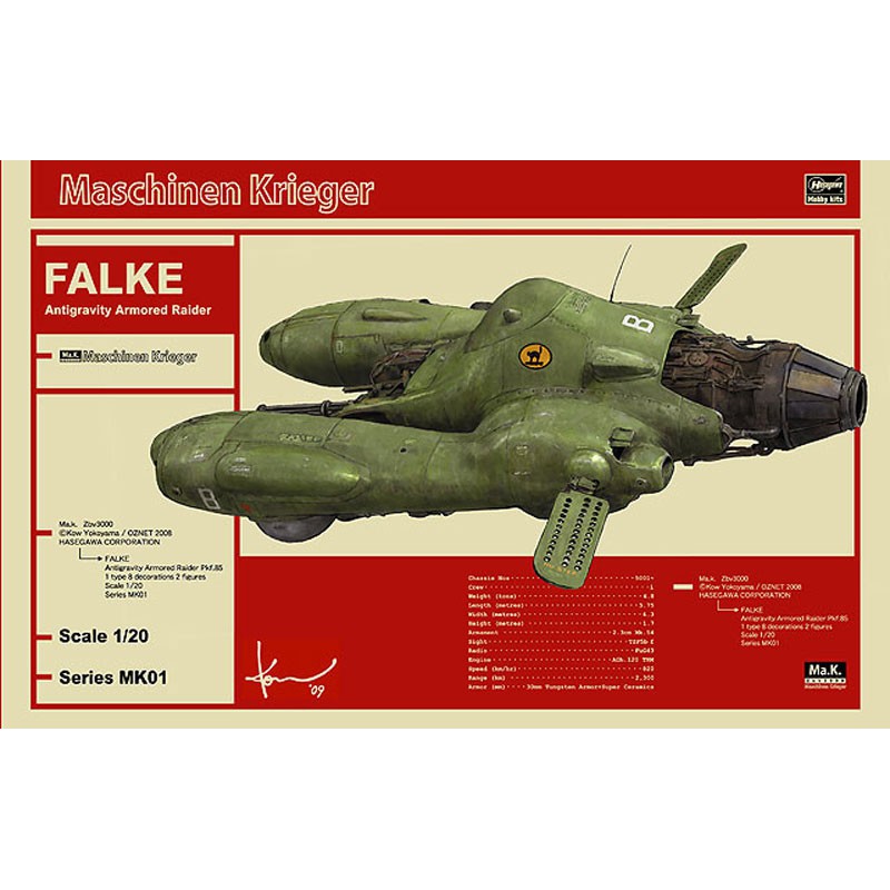 PKF.85 Falke "Bomber Cat" 1/20 Plastik -Fiction -Modell | Scientific-MHD