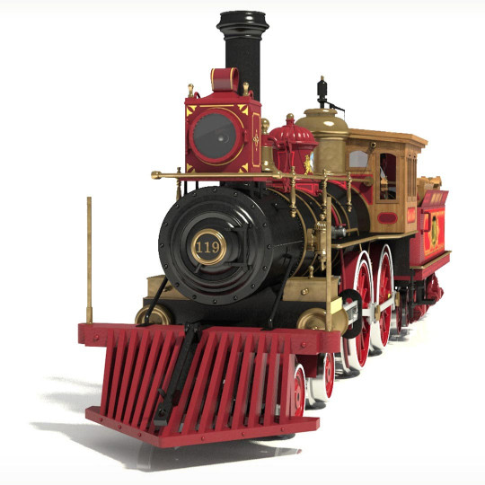 Modell Holzlokomotive...