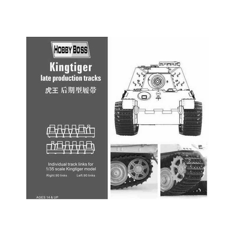 Plastiktankmodell Kingtiger spät. 1/35 | Scientific-MHD