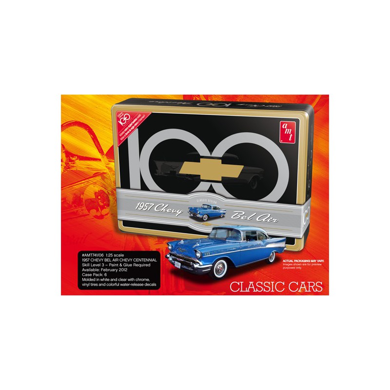 Chevy Bel Air 1957 1/25 Plastikautoabdeckung | Scientific-MHD