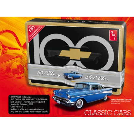 Chevy Bel Air 1957 1/25 Plastikautoabdeckung | Scientific-MHD