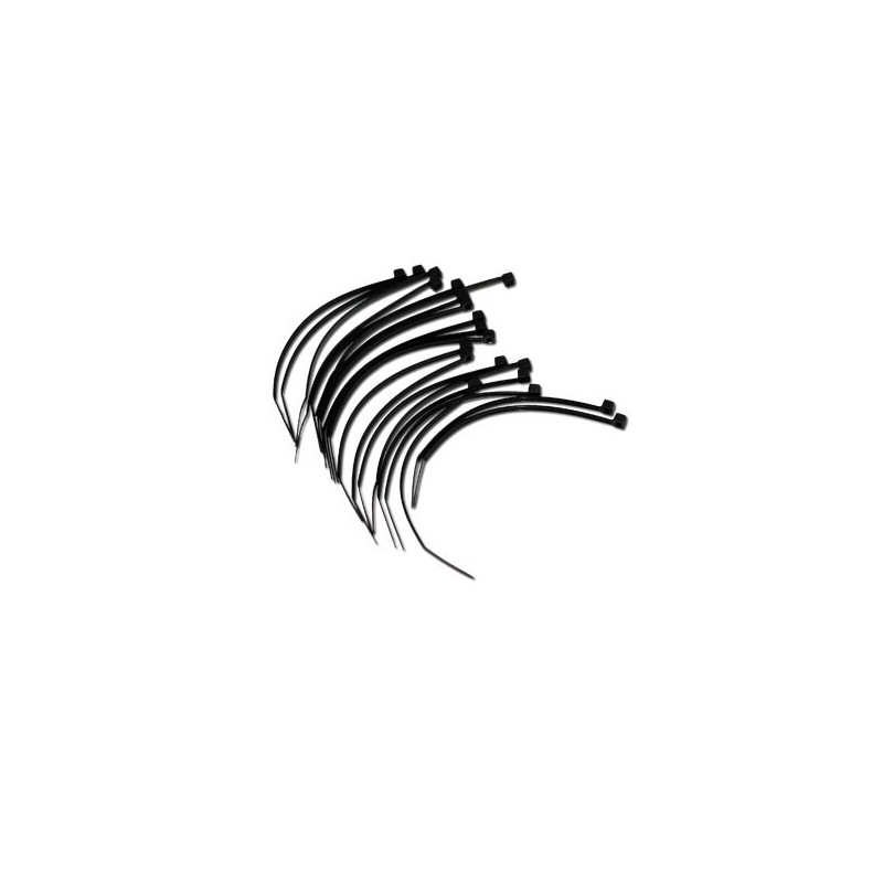 Ladegerät gegen die Anschuldigung gegen Radiocomanded -Geräte schwarzer Nylon Halskette 2,5 x 10 cm (20pcs) | Scientific-MHD
