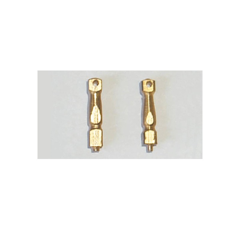 Messingsäule erweiterte Messingkabine 2,5 x 12 mm | Scientific-MHD