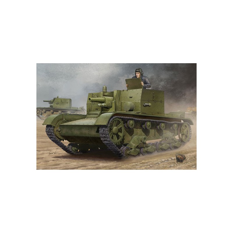 Sowjetat AT-1 SPG 1/35 Kunststofftankmodell | Scientific-MHD