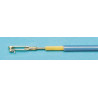 Eingebettete Zubehör semi-flexible blaue flexible Befehle 1220 mm x 2-56 | Scientific-MHD