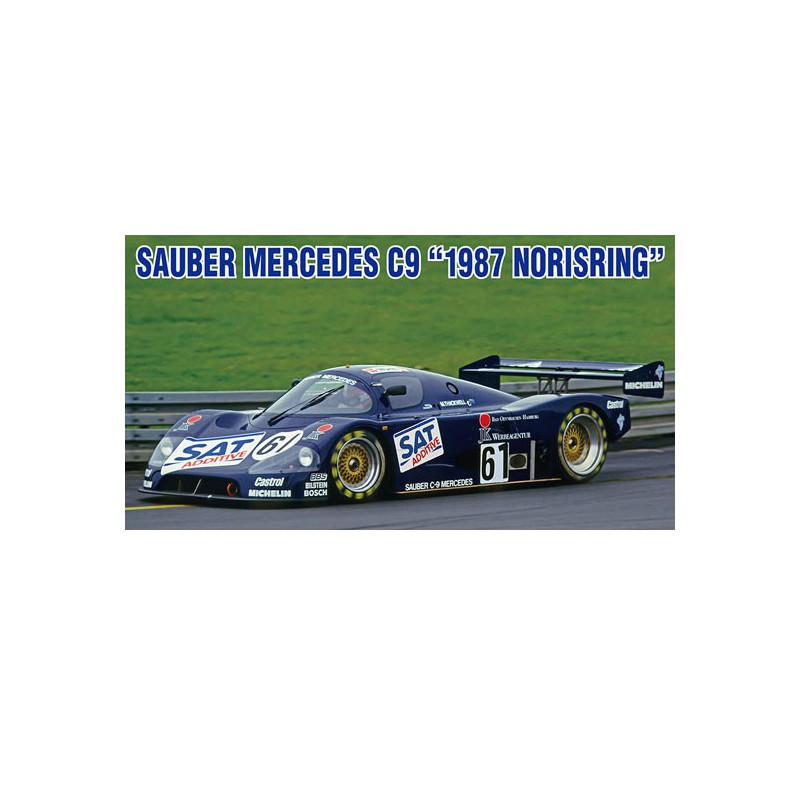 Sauber Mercedes C9 1987 1/24 Plastikautoabdeckung | Scientific-MHD