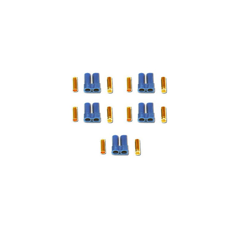 EC5 Rediocmanded Radio -Smoke EC5 weiblicher Gold (5 PCs) Ladegerät (5 PCs) | Scientific-MHD