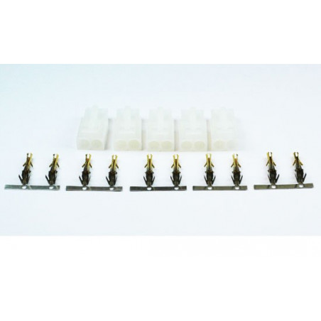 Ladegerät für Batterien für Funk -kontrollierte Geräte Tamiya männlicher Goldanschluss (100 PCs) | Scientific-MHD