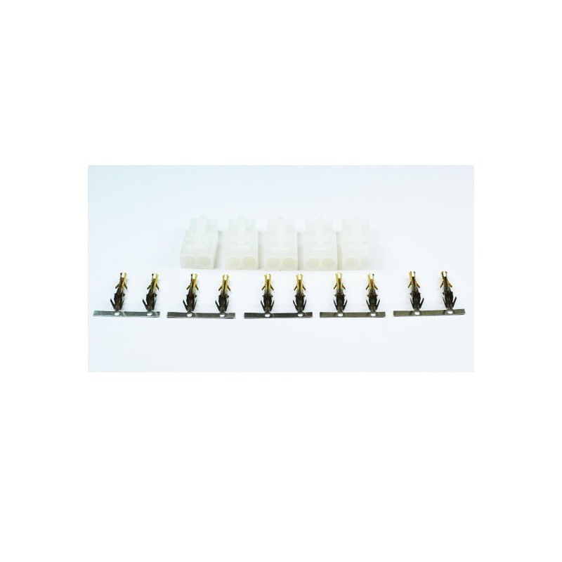 Ladegerät für Batterien für Funk -kontrollierte Geräte Tamiya männlicher Goldanschluss (5 PCs) | Scientific-MHD