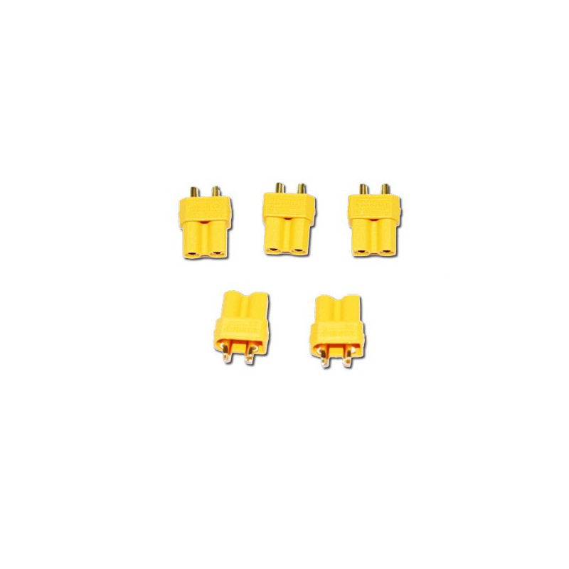 Ladegerät gegen Anschuldigungen gegen funkgesteuerte Geräte XT-30 Gold Female (100 PCs) | Scientific-MHD