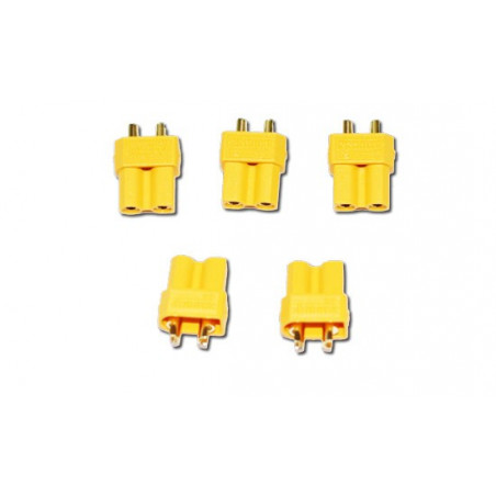 Ladegerät gegen Anschuldigungen gegen radiogesteuerte Geräte XT-30 Gold Female (5 PCs) | Scientific-MHD