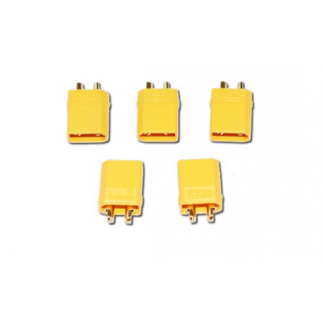 Ladegerät für Batterien für funkgesteuerte Geräte XT-30 Gold Male Connector (100 PCs) | Scientific-MHD