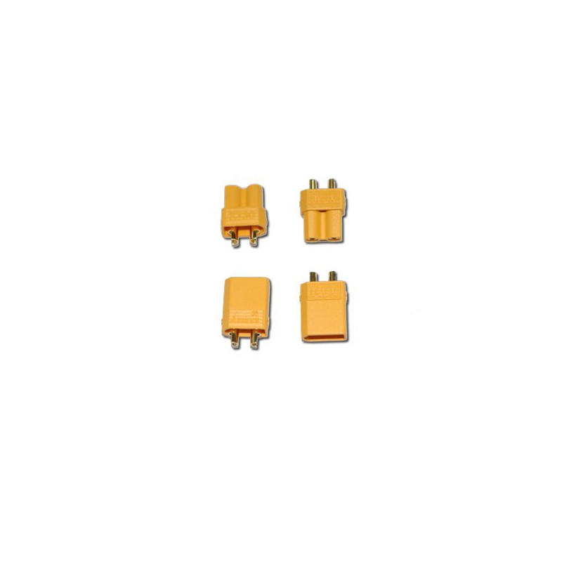 Ladegerät gegen die Anschuldigung gegen radio-kontrollierte Geräte XT-30 m+f oder (2 Paare) | Scientific-MHD