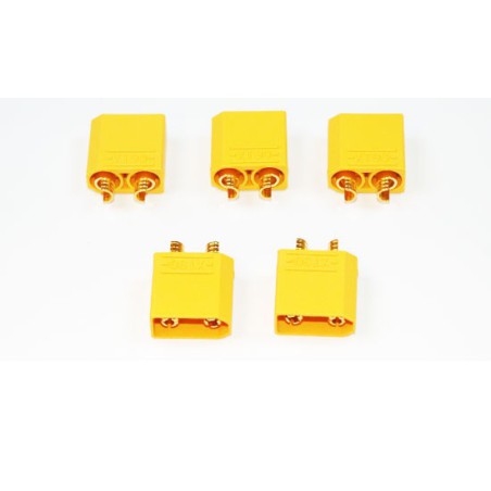 Ladegerät für Batterie für radiogesteuerte Geräte XT-90 männlicher Goldanschluss (5 PCs) | Scientific-MHD Ladegerät für Batterie für radiogesteuerte Geräte XT-90 männlicher Goldanschluss (5 PCs) | Scientific-MHD