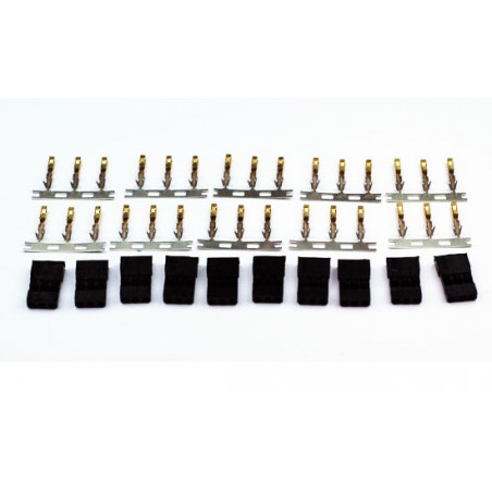 Accessoire für Radioanschlüsse Servo Jr. Gold plattiert (10 PCs) | Scientific-MHD