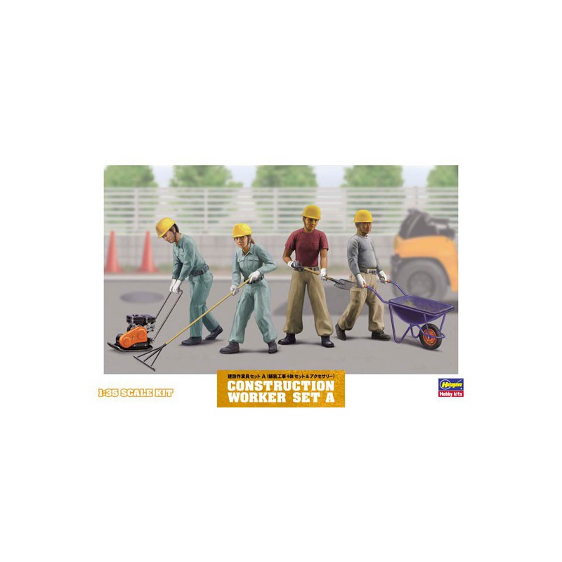 Bauarbeiter setzte eine Figur | Scientific-MHD